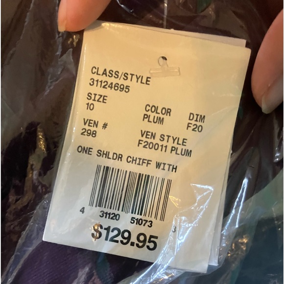 Plum David’s bridal bridesmaid dress - Picture 2 of 4